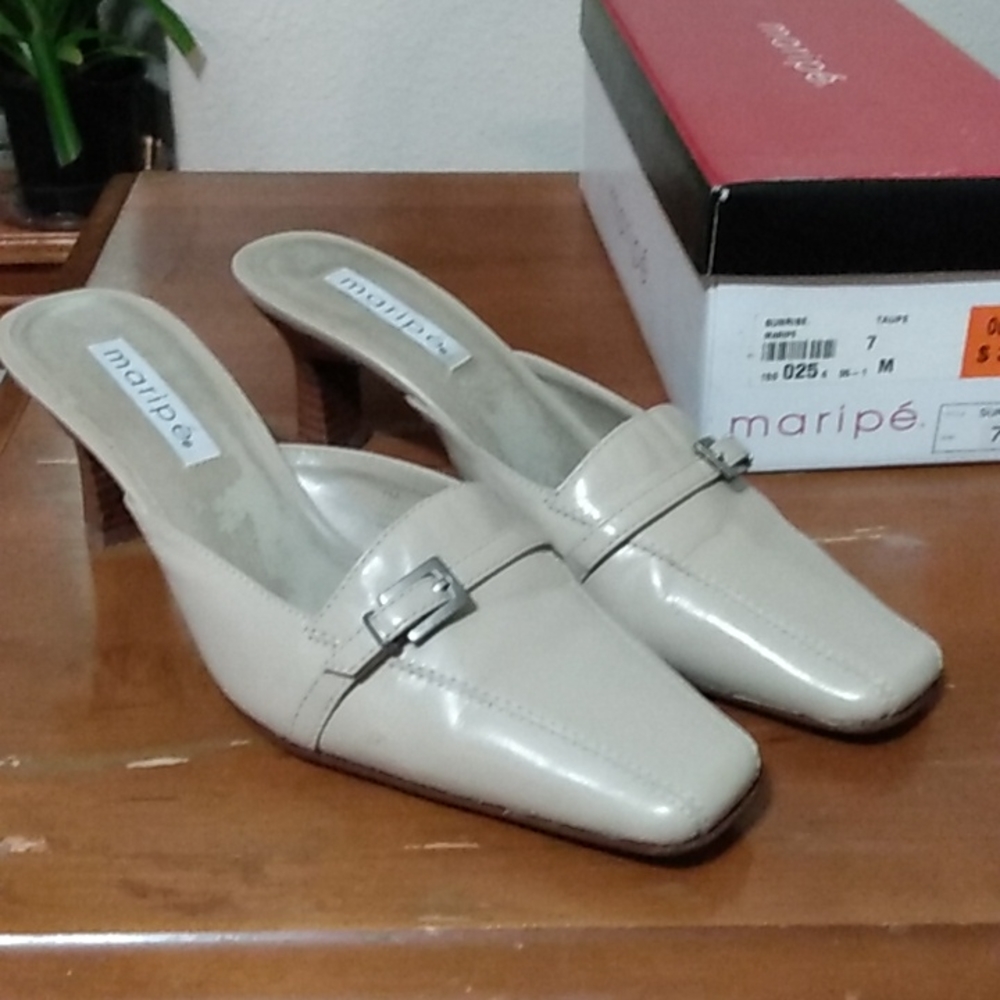 Open back heels